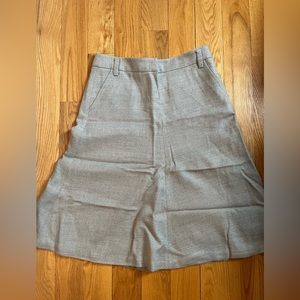 Jcrew gray a-line skirt